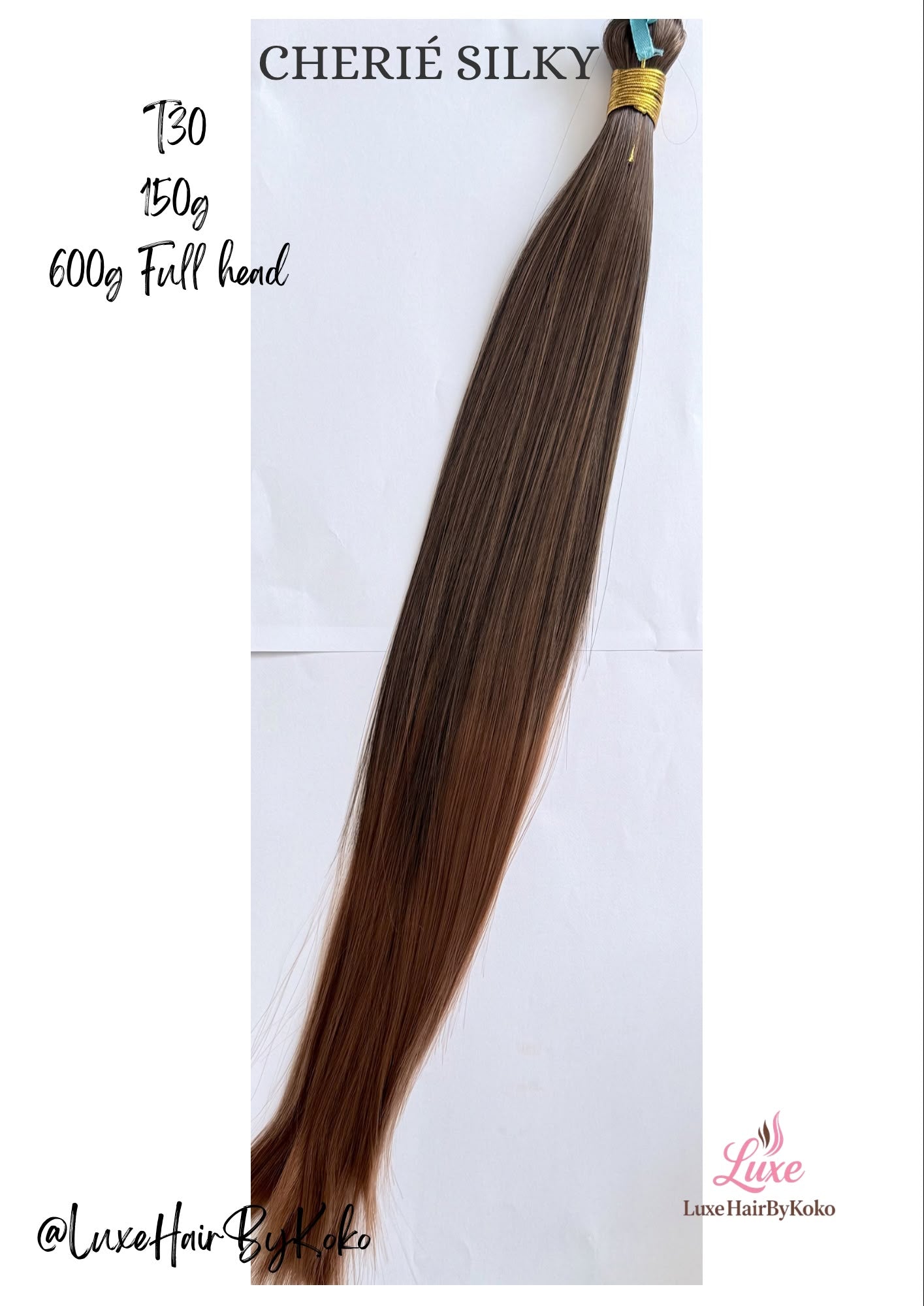 Cheríe Silky Bone Straight hair