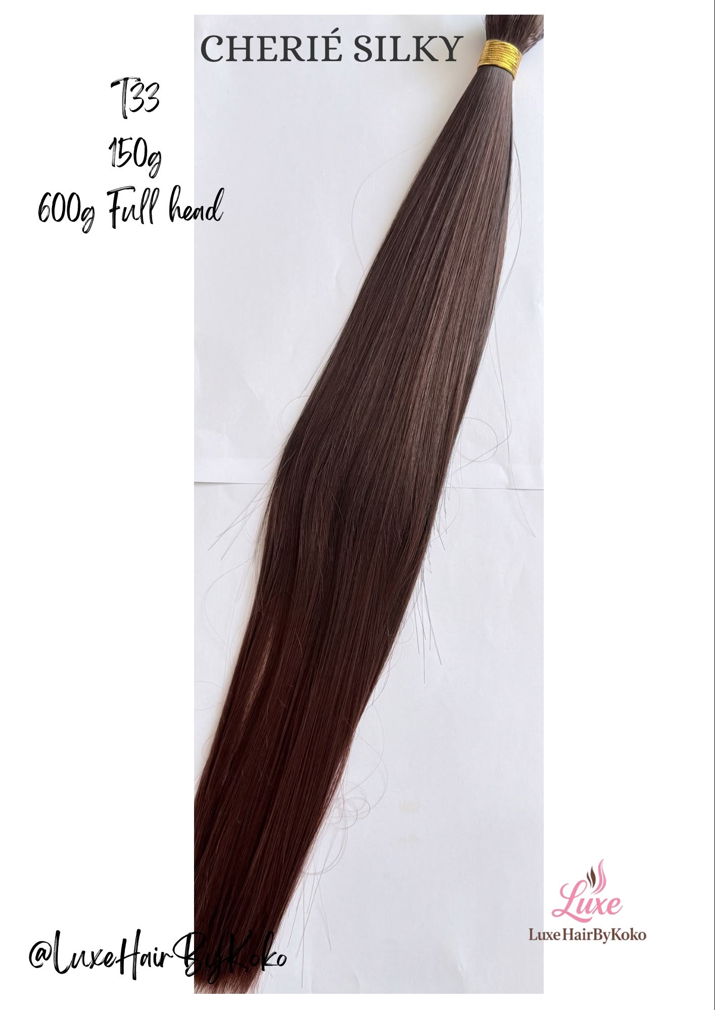 Cheríe Silky Bone Straight hair